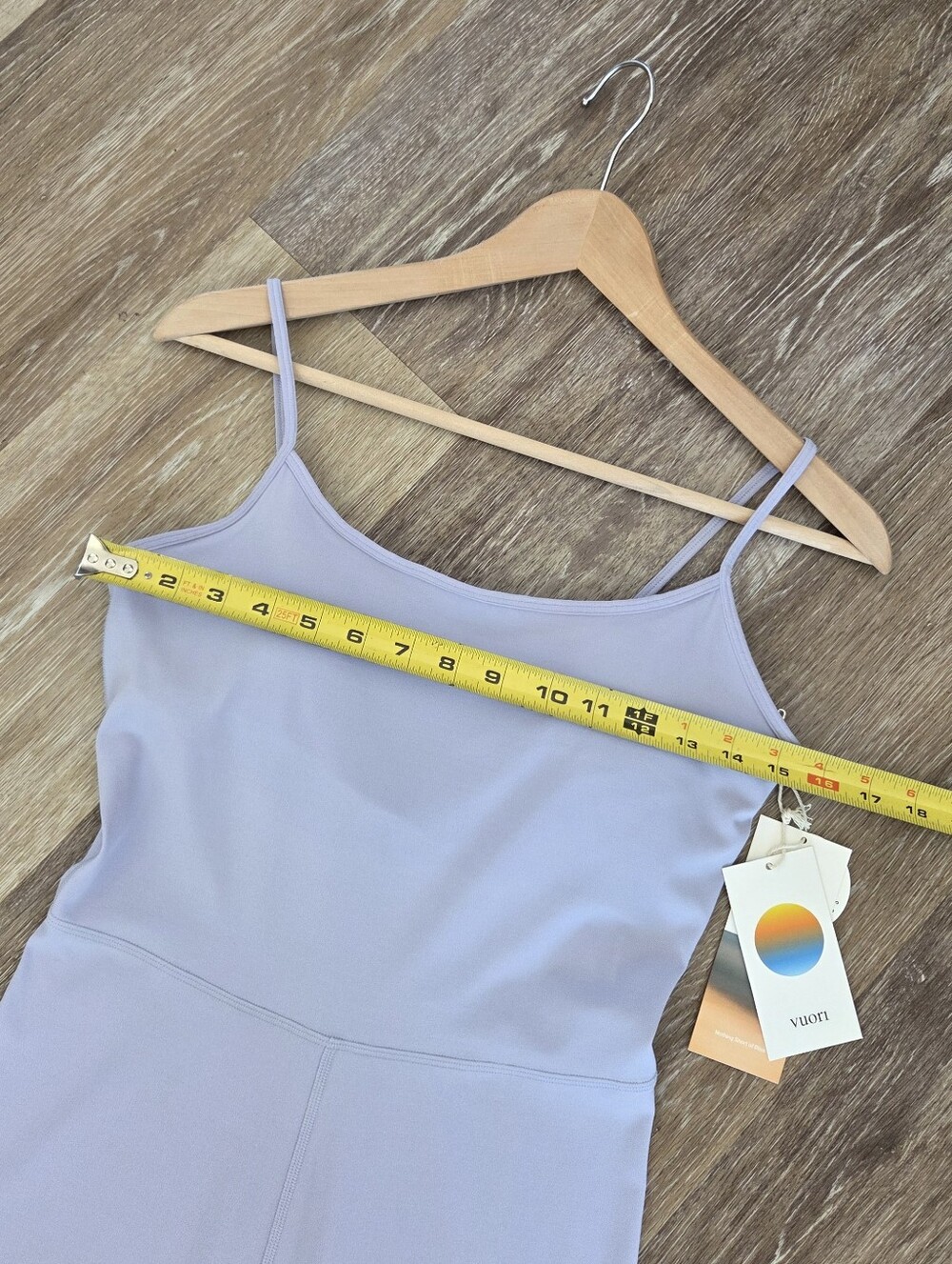 Vuori AllTheFeels Onesie NWT Lavender Mist Performance Stretch Athletic Yoga Gym - Picture 5 of 14